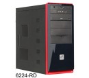 CASE MEDIUMTOWER ATX (AP-6224-RDA) 550W P4 PSU & 20+4PIN & SATA
